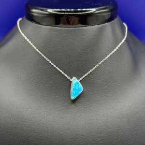 Turquoise Triangle Necklace