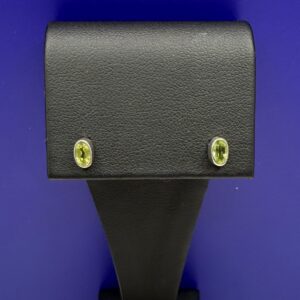 Peridot Birthstone Studs