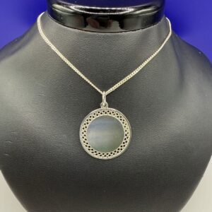 Large Round Filigree Charm