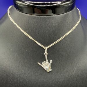 ASL "I Love You" Charm