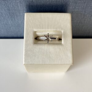 Platinum Six Prong Solitaire Engagement Ring