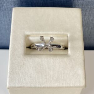 White Gold Solitaire Engagement Ring