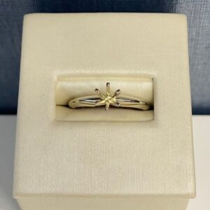White Gold Solitaire Engagement Ring