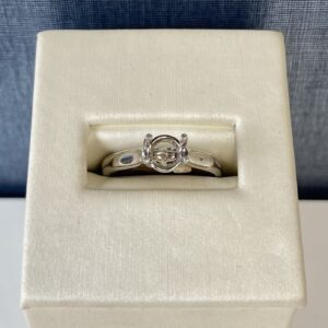 White Gold Solitaire Engagement Ring