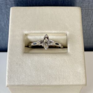 White Gold Solitaire Engagement Ring