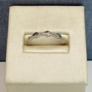 White Gold Stackable