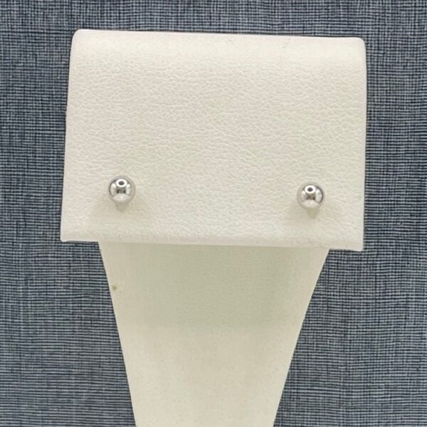 White Gold Studs