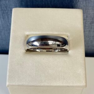 Plain White Gold Band