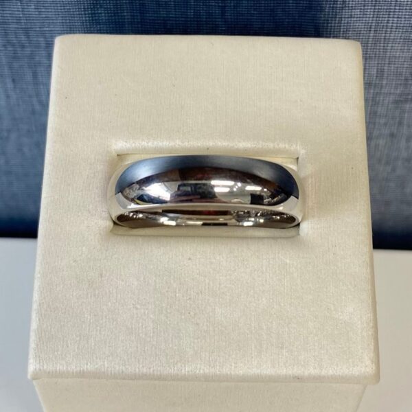 Plain White Gold Band