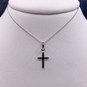 White Gold Cross