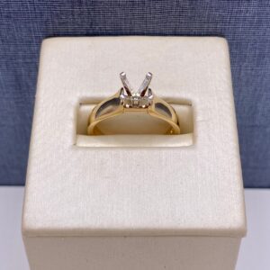 Yellow Gold Solitaire Mounting