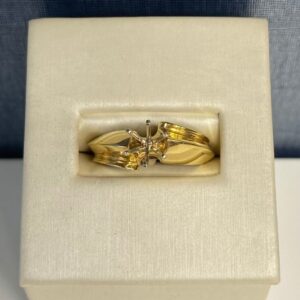 Yellow Gold Solitaire Engagement Ring