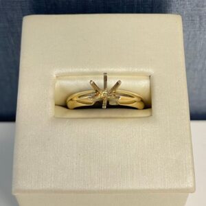Yellow Gold Solitaire Engagement Ring