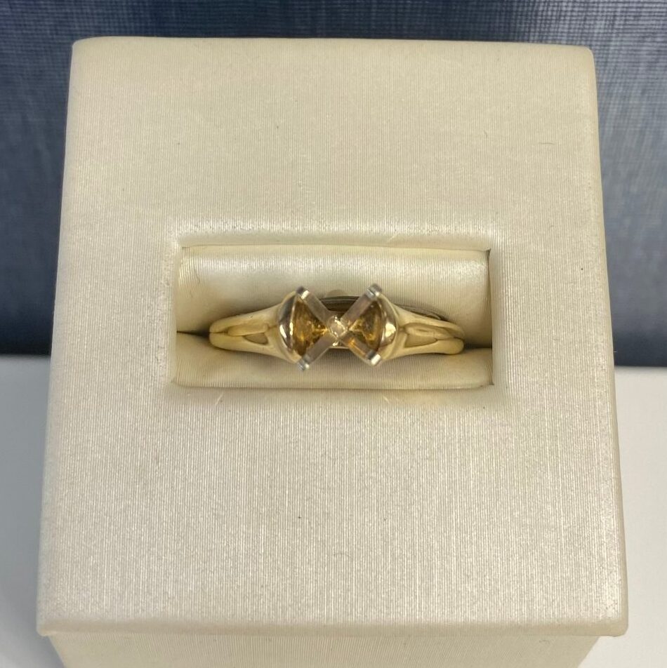 Yellow Gold Solitaire Engagement Ring