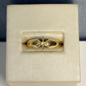 Yellow Gold Solitaire Engagement Ring