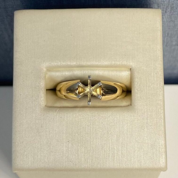 Yellow Gold Solitaire Engagement Ring