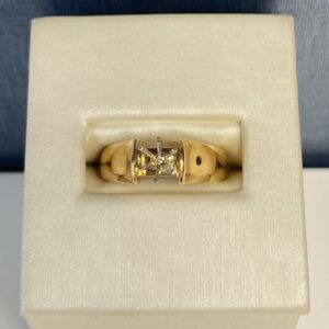Yellow Gold Solitaire Engagement Ring