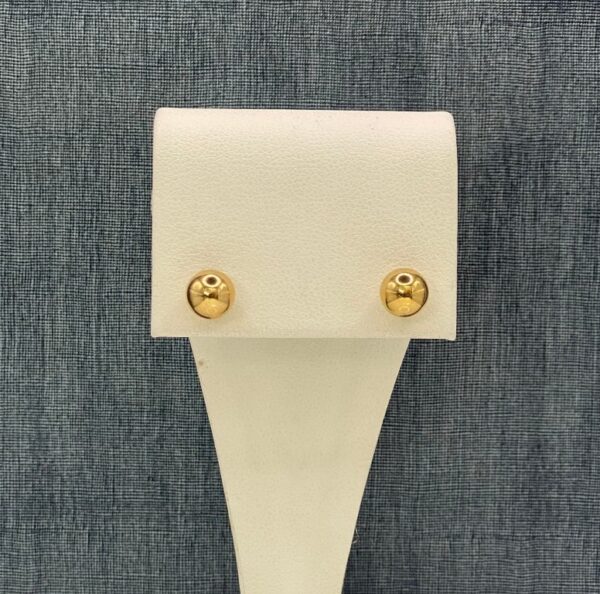 Yellow Gold Studs