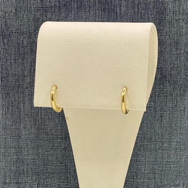 Yellow Gold Huggies