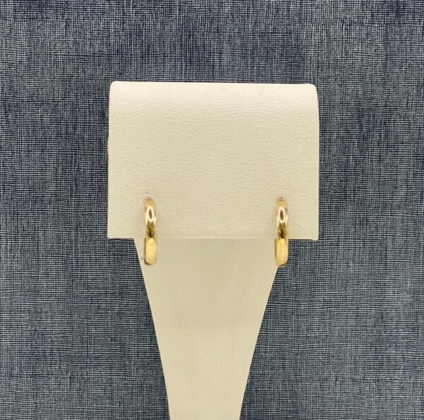 Yellow Gold Hoops