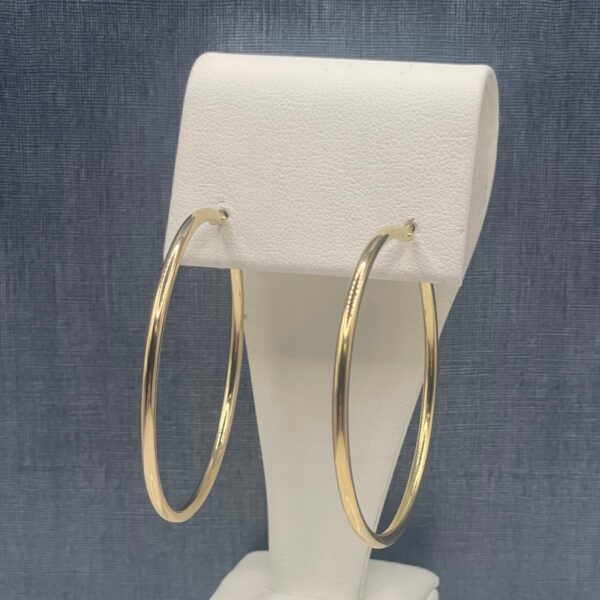 Large and Slim Tube Hoops