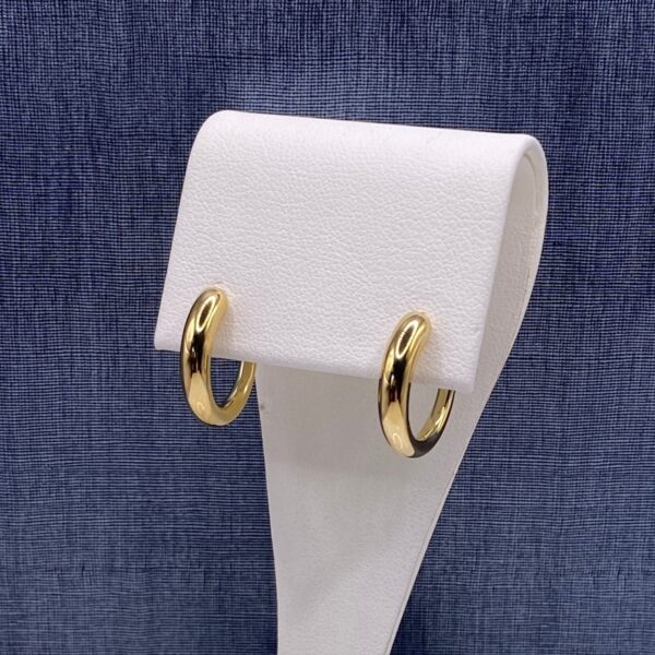 Yellow Gold Hoops