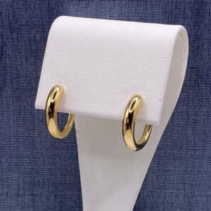 Yellow Gold Hoops