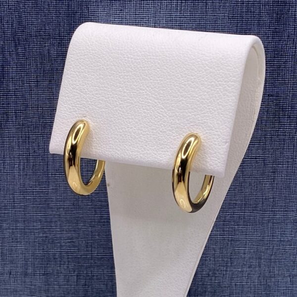 Yellow Gold Hoops