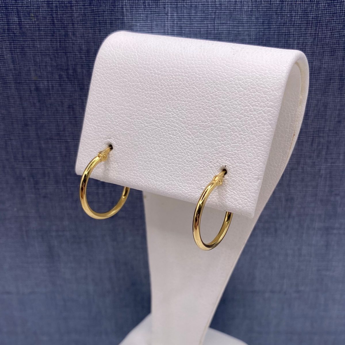 Yellow Gold Hoops