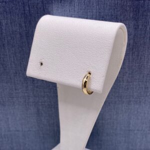 Yellow Gold Single Huggie