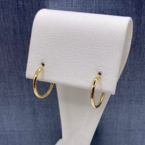 Yellow Gold Hoops