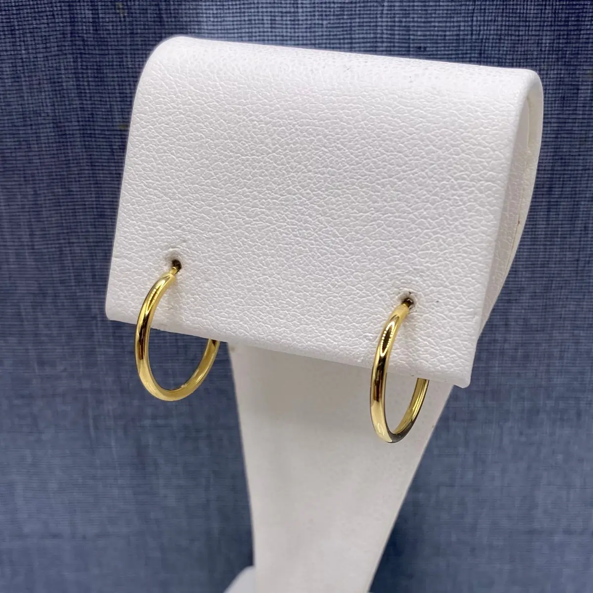 Yellow Gold Hoops