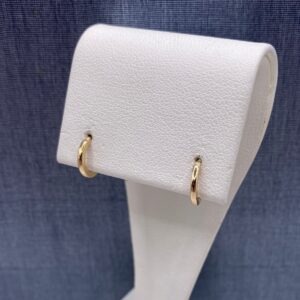 Small Yellow Gold Huggies