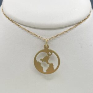 Yellow Gold Globe Pendant