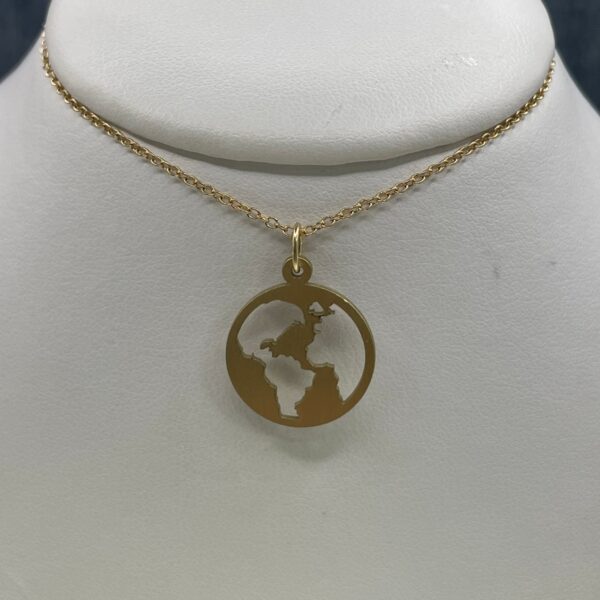 Yellow Gold Globe Pendant