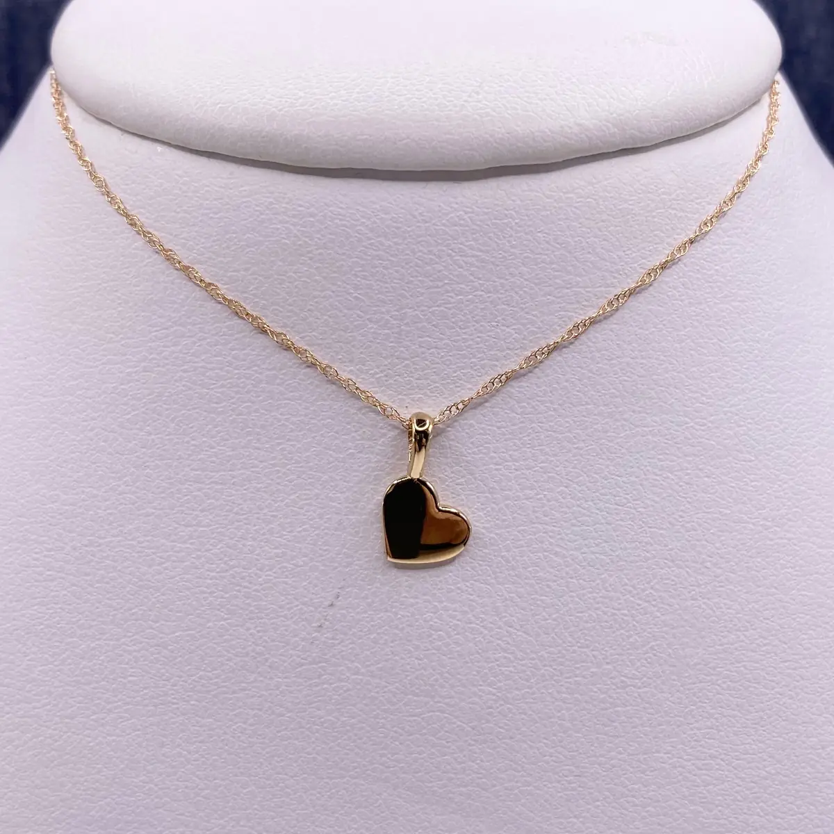 Small Gold Heart Necklace