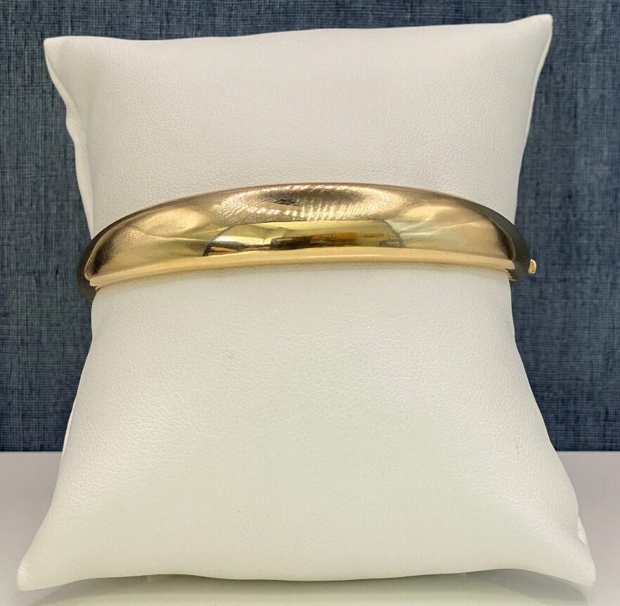 Yellow Gold Plain Bangle