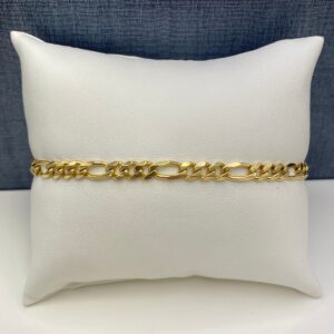 Yellow Gold Figaro Bracelet