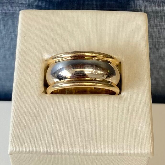 Two Tone Yellow and White Band