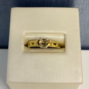 Yellow Gold Solitaire Engagement Ring