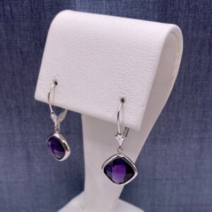 Amethyst Drops in White