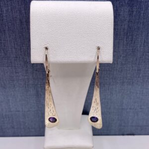 Sterling Silver and Amethyst Dangles