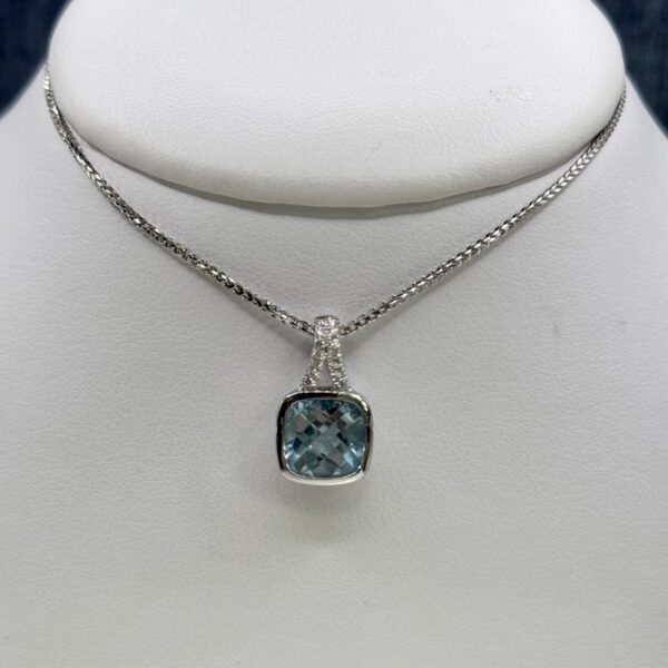 Aquamarine Statement Necklace