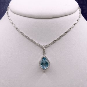 Blue Topaz Fashion Pendant