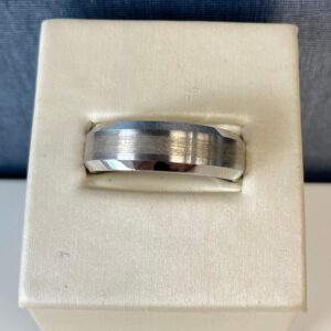 Cobalt Ring with Polished and Brushed Finish
