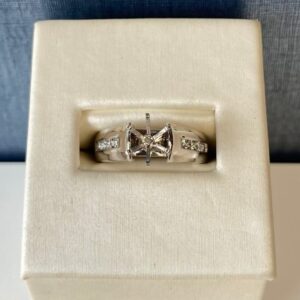 White Gold Diamond Engagement Ring