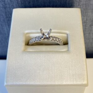 White Gold Diamond Engagement Ring