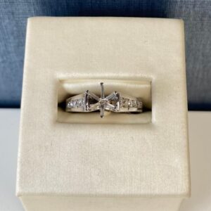 White Gold Diamond Engagement Ring