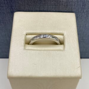 Baguette and Round Channel Set Band
