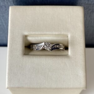White Gold and Diamond Engagement Ring